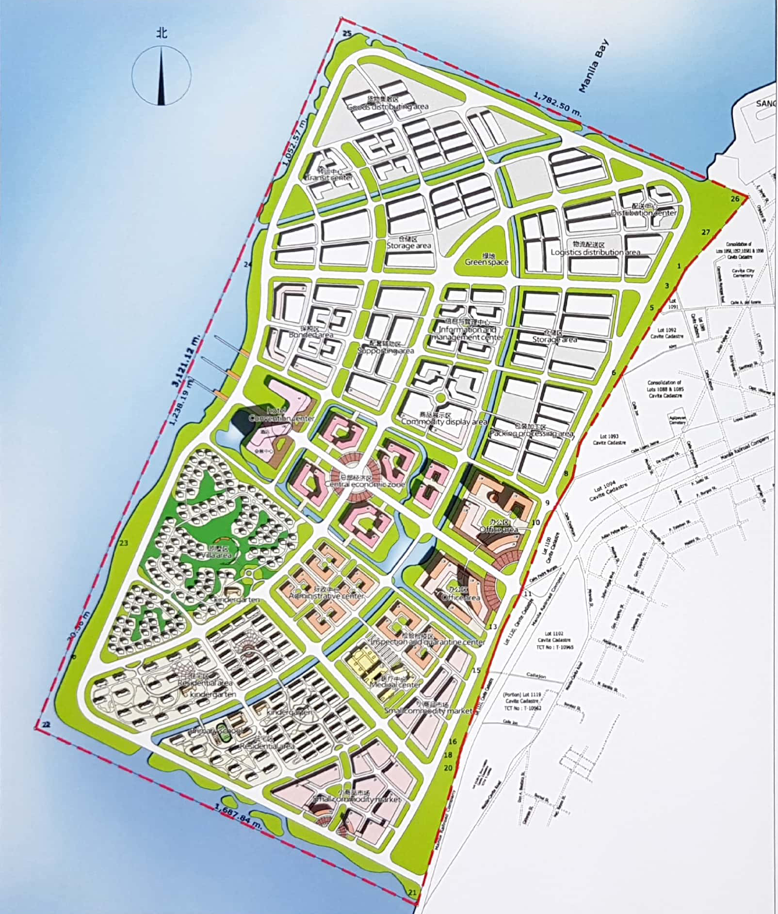 Sangley Westbay City masterplan